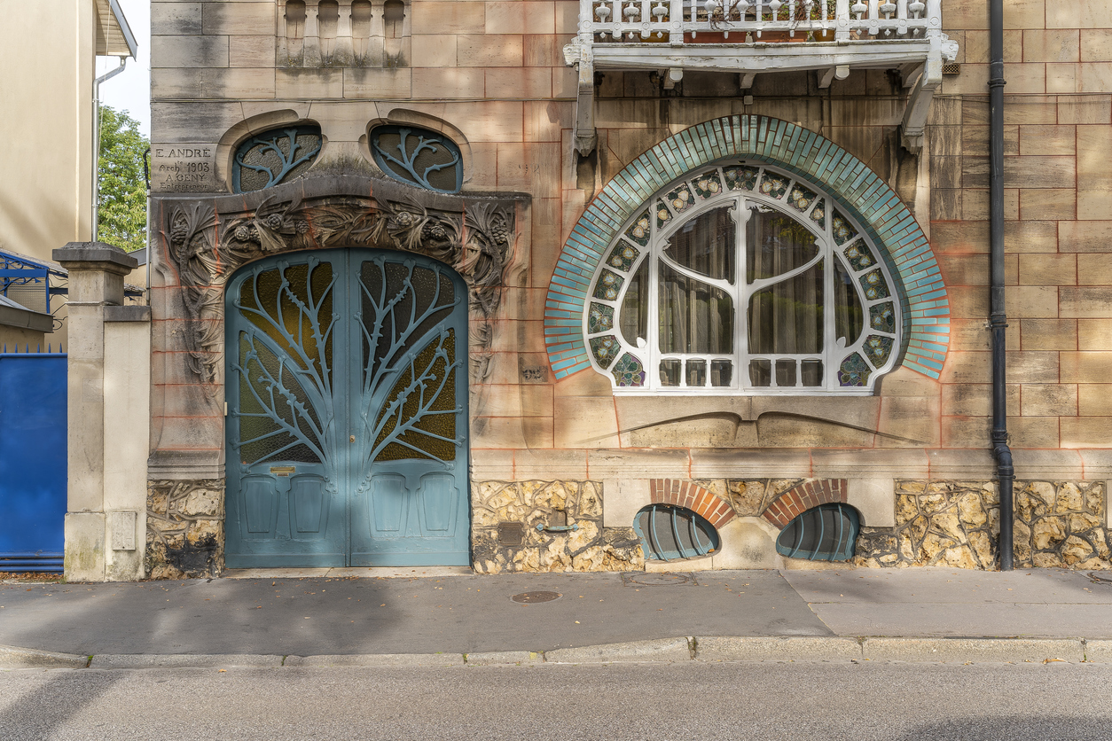 Arquitectura Art Nouveau de la Huot Houses, Nancy